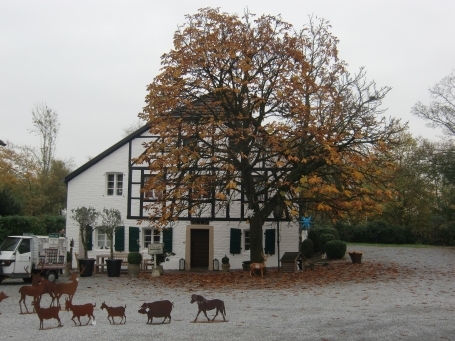 Duisburg-Huckingen : Düsseldorfer Landstraße, Sandmühle ( historischer Mühlenhof )